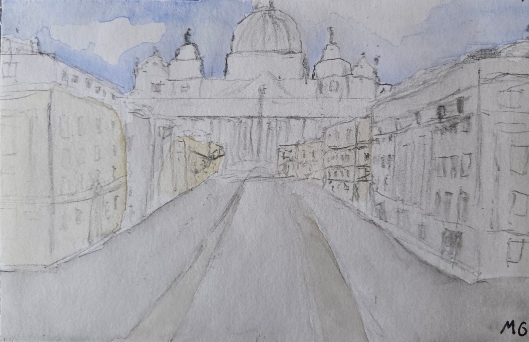 watercolour on paper, 2023