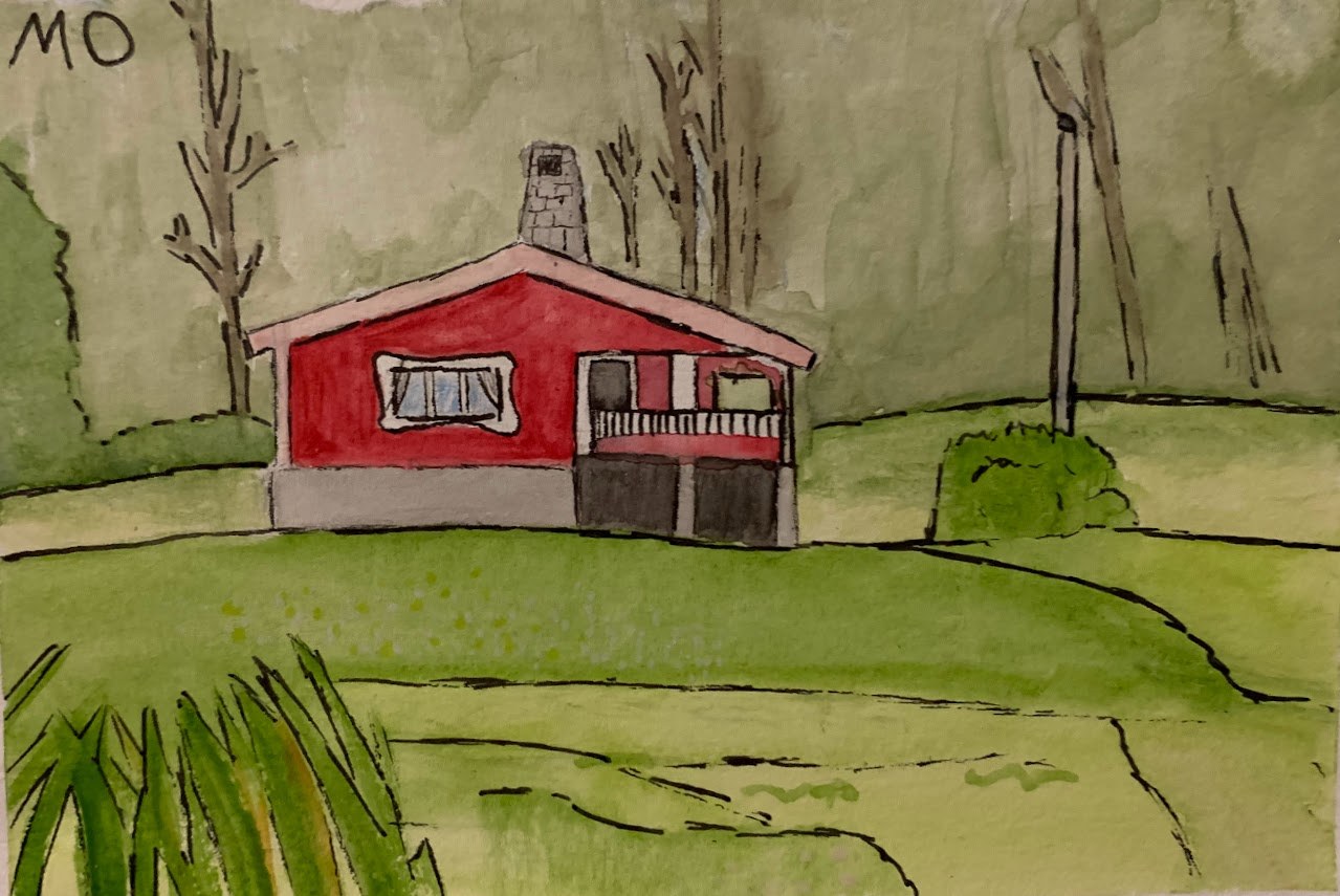 watercolour on paper, 2023