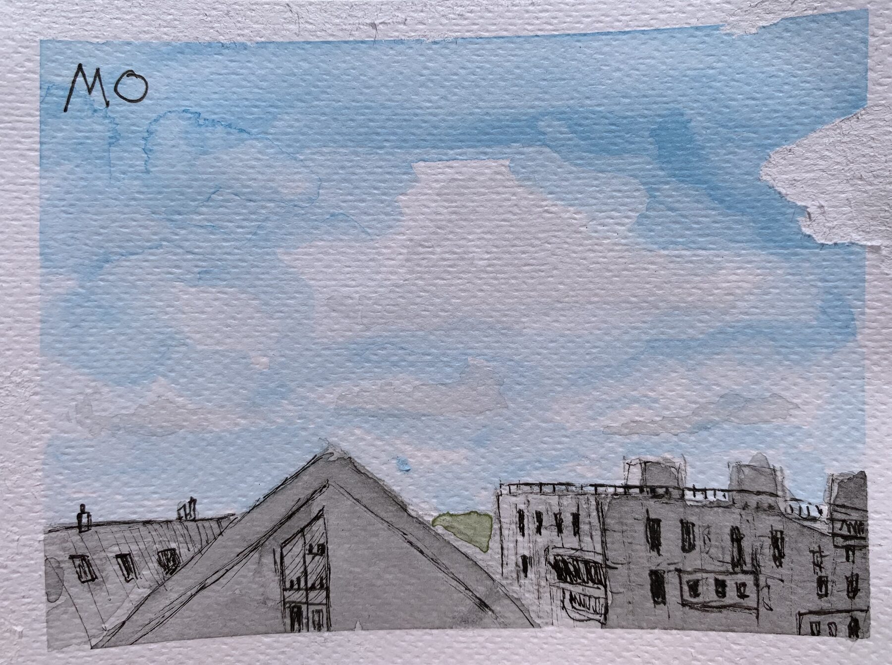 Artwork, watercolor on paper, 2024