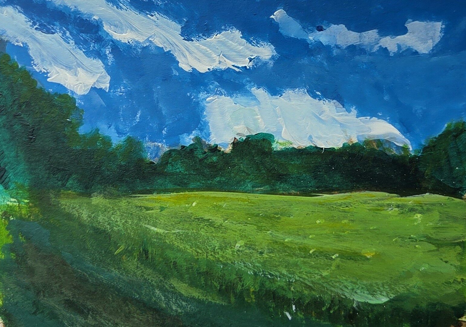Artwork, acrylic on paper, 2026