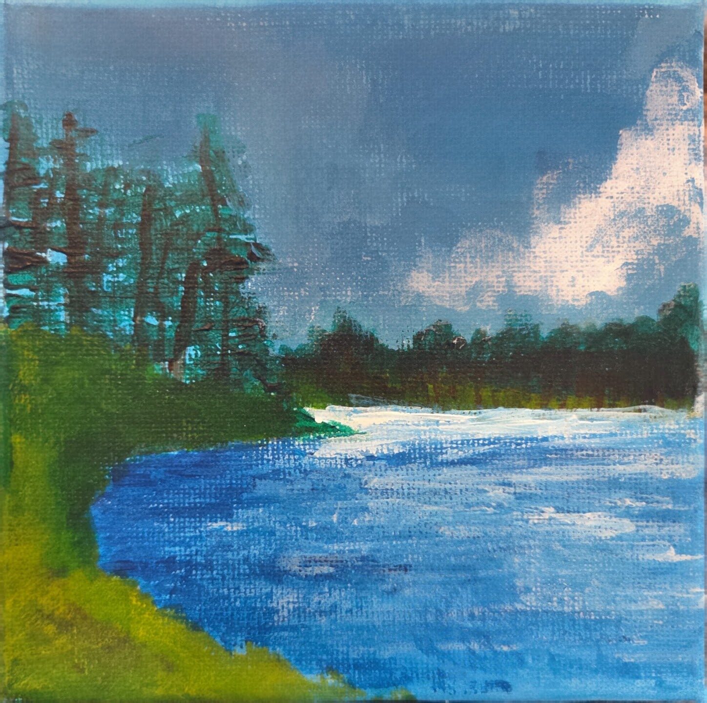 Artwork, acrylic on canvas, 2026