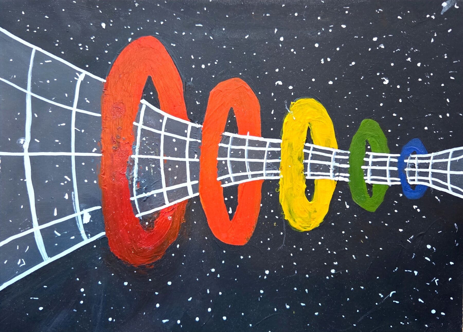 Artwork, acrylic on paper, 2026